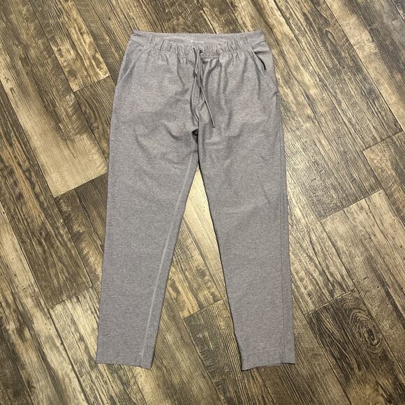 Lululemon Women Jet Set Crop Slim Fit Pull On Athletic Pants Heather Gray SZ 6 - Picture 1 of 7